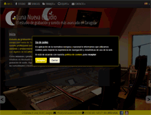 Tablet Screenshot of lunanuevaestudio.com